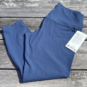Lululemon Align High-Rise Pant 25" Blue Twill leggings size 14 NWT